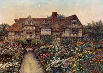 Rumwood Court, Langley, Kent (lito colorido) de Ernest Arthur Rowe