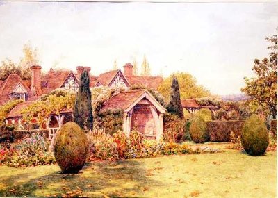 Os Jardins da Grande Mansão de Tangley nº Guildford de Ernest Arthur Rowe