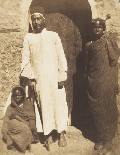 Abu Nabut e Escravos no Cairo, 22 de Abril de 1852. de Ernest Benecke
