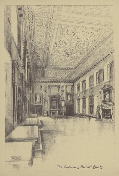 O salão dos governadores em barts de Ernest Coffin