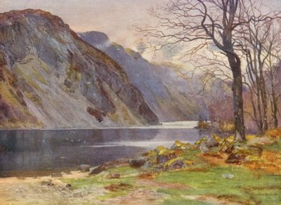 O desfiladeiro de Brander (litografia a cores) de Ernest Edward Briggs