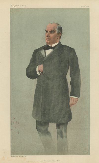 William McKinley (litografia a cores) de Ernest Flagg