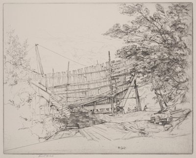 Construção naval (ponto seco) de Ernest Haskell