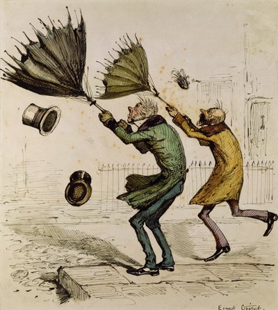 Uma rajada súbita de Ernest Henry Griset