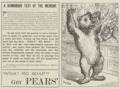 Propaganda, Sabonete Pêra de Ernest Henry Griset