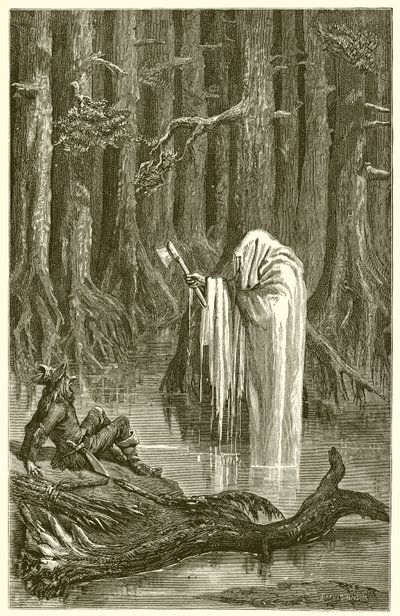 Marcury e o lenhador de Ernest Henry Griset