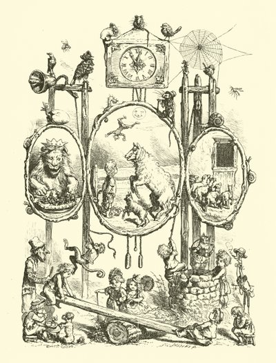 Rimas Infantis Nacionais, Frontispício de Ernest Henry Griset