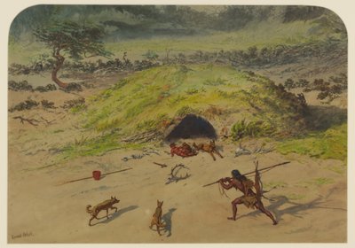 Cena pré-histórica, 1871 de Ernest Henry Griset
