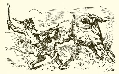 O burro na pele do leão de Ernest Henry Griset