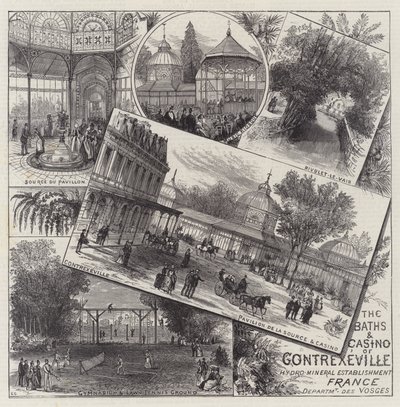 Os Banhos e Cassino de Contrexeville de Ernest Henry Griset
