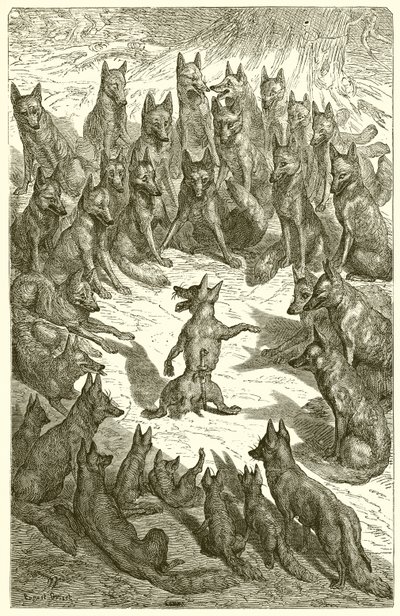 A raposa sem cauda de Ernest Henry Griset