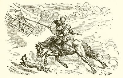 O cavaleiro e seu carregador de Ernest Henry Griset