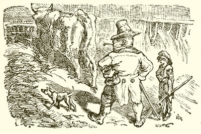 O veado no boi-stall de Ernest Henry Griset
