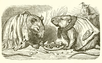 O rato da cidade e o país de Ernest Henry Griset