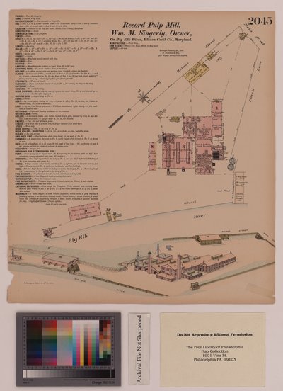 Fábrica de celulose recorde, Elkton, Maryland, Pesquisas Gerais de Hexamer, 1808 de Ernest Hexamer