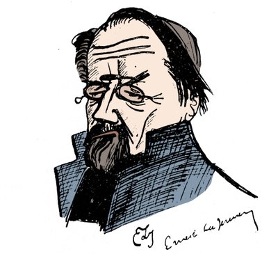 Retrato de Emile Zola (1840-1902) de Ernest La Jeunesse (1874-1917). de Ernest La Jeunesse
