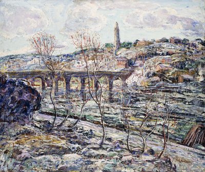 Harlem River Bridge de Ernest Lawson