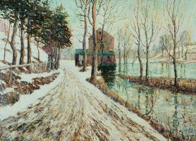 Neve derretida de Ernest Lawson