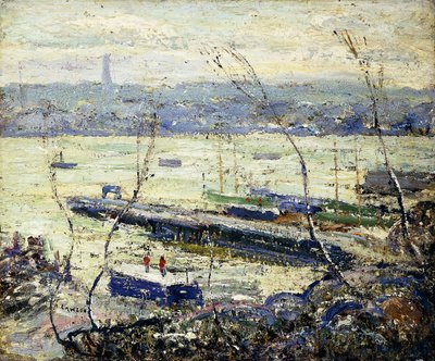 No Hudson de Ernest Lawson