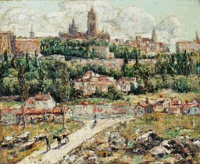 Segóvia, Espanha, c.1916 (óleo sobre tela) de Ernest Lawson