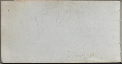 Caderno de desenho, página 02: Estudos das pernas. de Jean Louis Ernest Meissonier