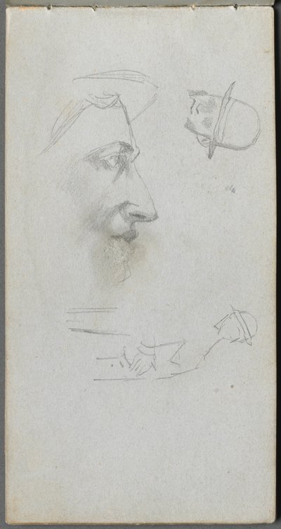 Sketchbook, página 14: Figuras de Ernest Meissonier