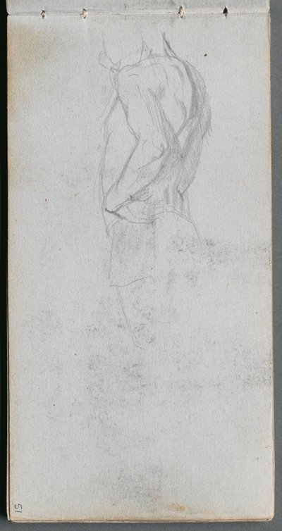 Sketchbook, página 51: Estudo de figuras de Ernest Meissonier