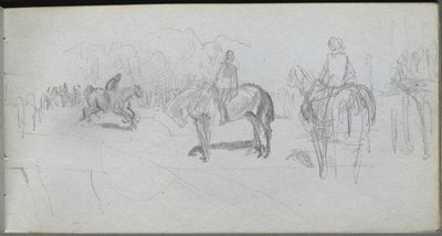 Sketchbook, página 52: Estudo da Figura de Ernest Meissonier