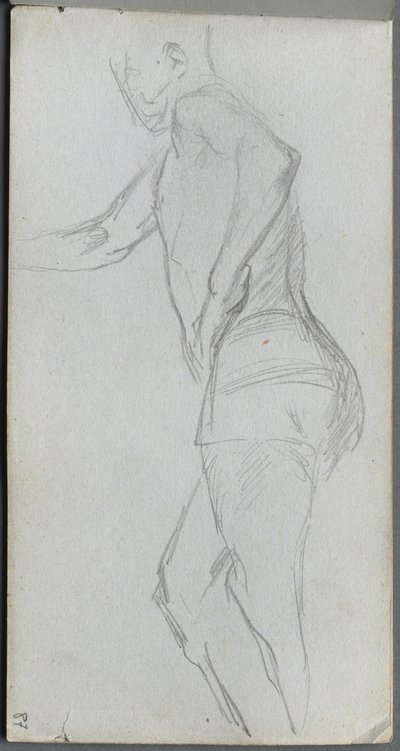 Sketchbook, página 87: Estudo da Figura de Ernest Meissonier