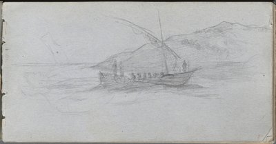 Sketchbook, página 88: Seascape e Figura de Ernest Meissonier