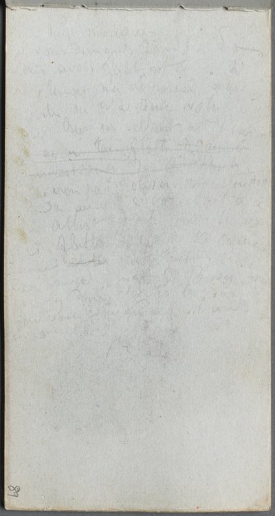 Sketchbook, página 89: Notas de Ernest Meissonier