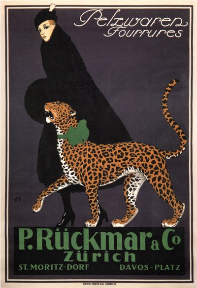 Artigos de pele P. Rückmar & Co, c. 1910 de Ernest Montaut