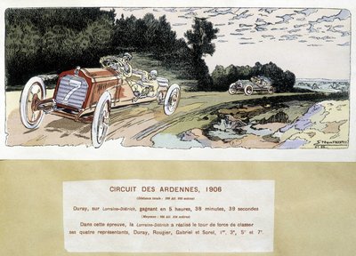O circuito de Ardennes de Ernest Montaut