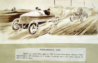 A corrida Paris-Madrid de Ernest Montaut