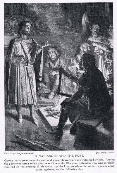 Rei Canuto e o poeta, de 1920 de Ernest Prater
