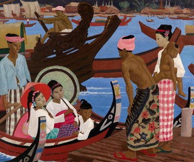 O embarque, década de 1920 de Ernest Procter