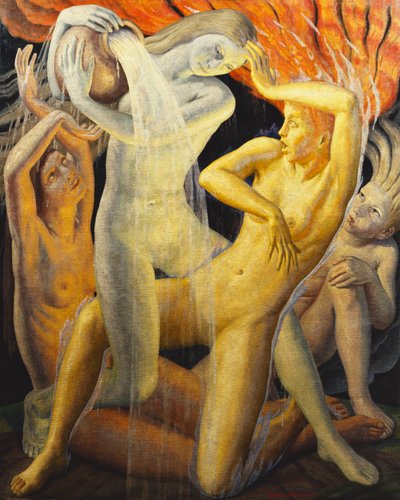 Os quatro elementos, 1928 de Ernest Procter