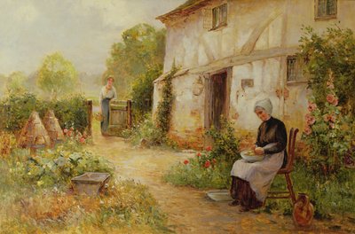 Descascando batatas de Ernest Walbourn