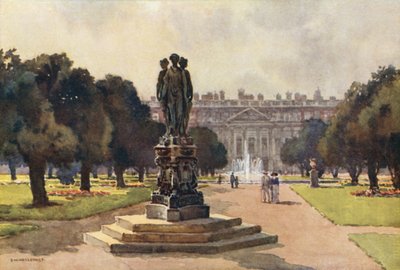 Frente Leste da Água Longa (cor litho) de Ernest William Haslehust