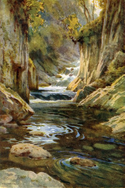 Glen Finglas ou Finlas (lito a cores) de Ernest William Haslehust