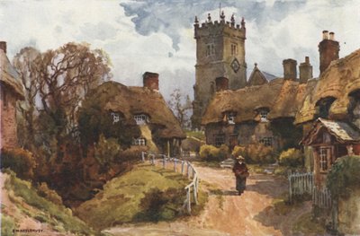 Godshill (cor litho) de Ernest William Haslehust