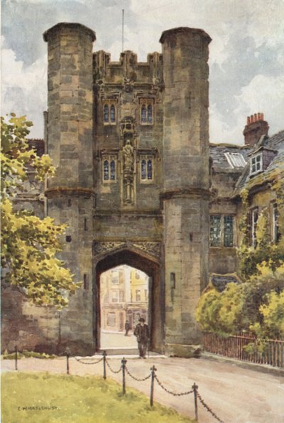 O "Olho do Bispo", Wells (cor litho) de Ernest William Haslehust