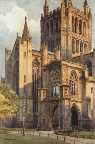 A Catedral do Noroeste (lito a cores) de Ernest William Haslehust