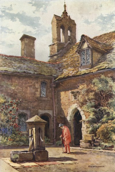 O Hospital Coningsby, ou Red Coat (cor litho) de Ernest William Haslehust