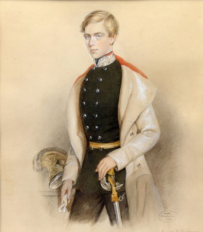 Arquiduque Ferdinand Maximilian da Áustria 1832-1867, 1850. de Erni von Hüttenbrenner