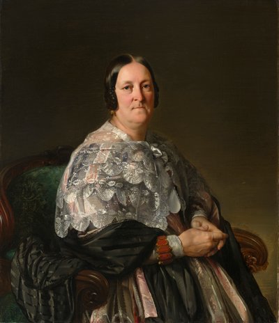Retrato de Maria Teresa Freiin von Jakomini de Ernst Christian Moser