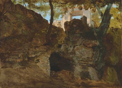 Entrada para o Parque Chigi em Ariccia de Ernst Fries