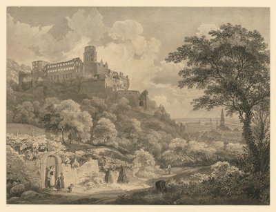 Heidelberg. Vista do castelo de Ernst Fries