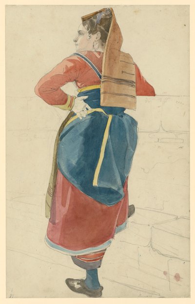 Italiana. Vista de costas de Ernst Fries