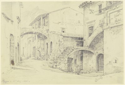 Rua em Terni-Papigno de Ernst Fries